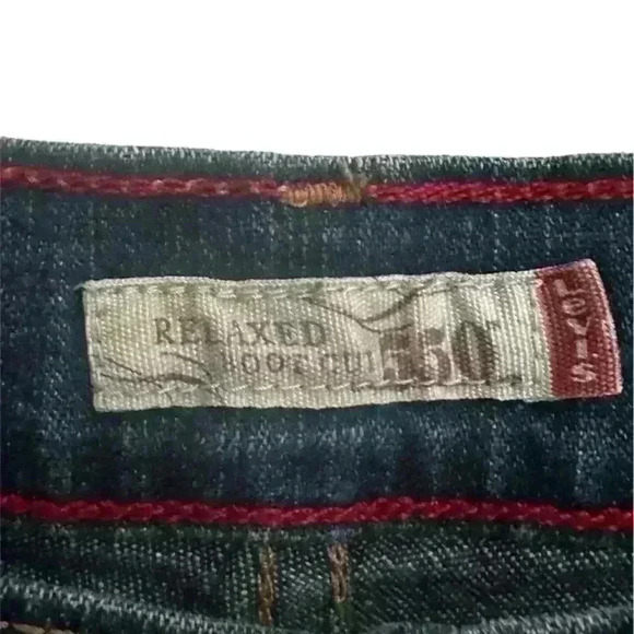Levi’s 550 Women Jeans Blue Tag Size 8 Relaxed Bootcut Denim (D67) - Picture 5 of 9